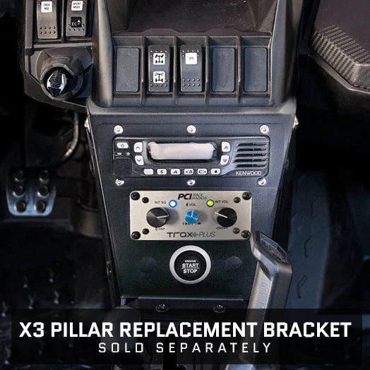Can Am X3 Trax Communications Package - UTV Radio & Intercom System for Off-Road Adventures, Trail Riding & Dune Bashing