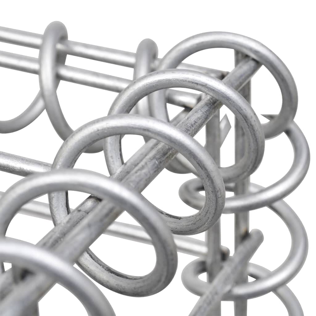 Galvanized Steel Gabion Baskets - 3 Pack (9.8