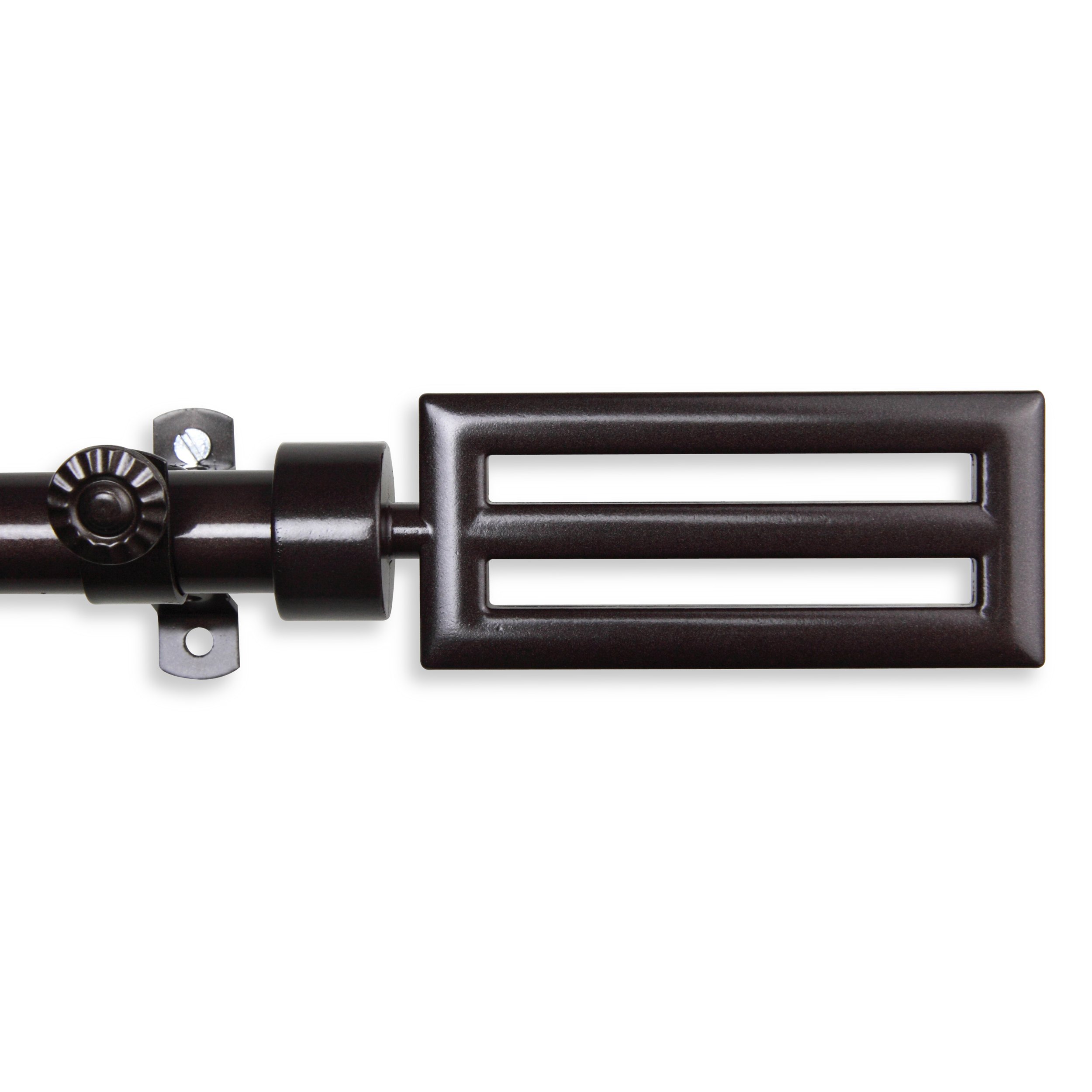 Premium A&F Cobalt Curtain Rod 120-170 Inch Adjustable Length for Wide Windows - Elegant Cocoa Finish - Perfect for Living Rooms, Bedrooms & Home Decor