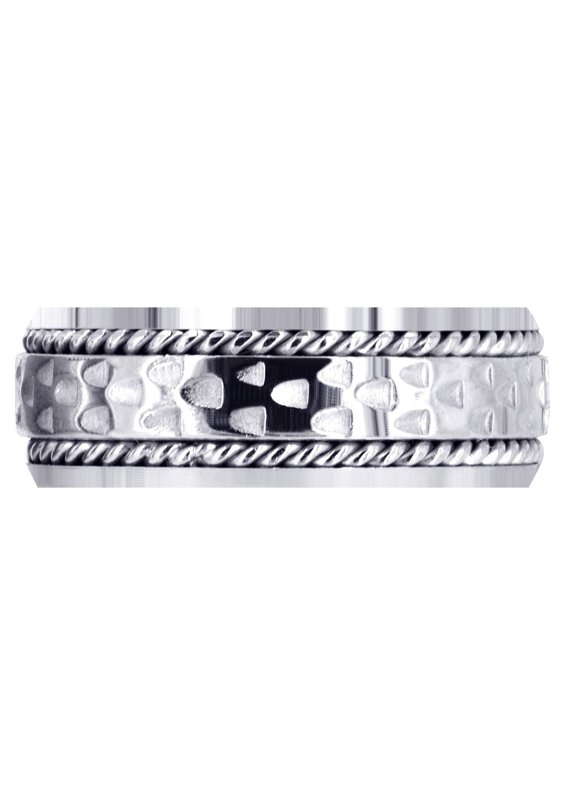 Celtic Men's Wedding Band Ring - Sand Blast & High Polish Finish - Edward Design - Durable Tungsten or Stainless Steel - Perfect for Celtic Weddings, Anniversaries & Gifts