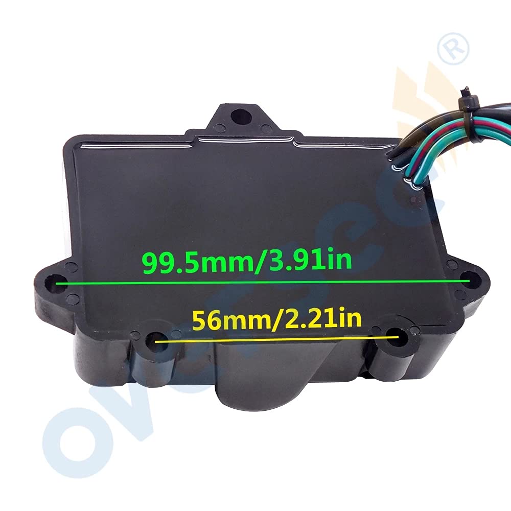 Mercury Mariner Outboard Motor Switch Box CDI 339-7452A17 - Compatible with 2-Stroke 6hp, 8hp, 9.9hp, 15hp, 20hp, 25hp Engines - Replaces 18-5777, 114-7452AK1, 339-7452A15, 339-7452A19 - Perfect for Marine Boating & Fishing
