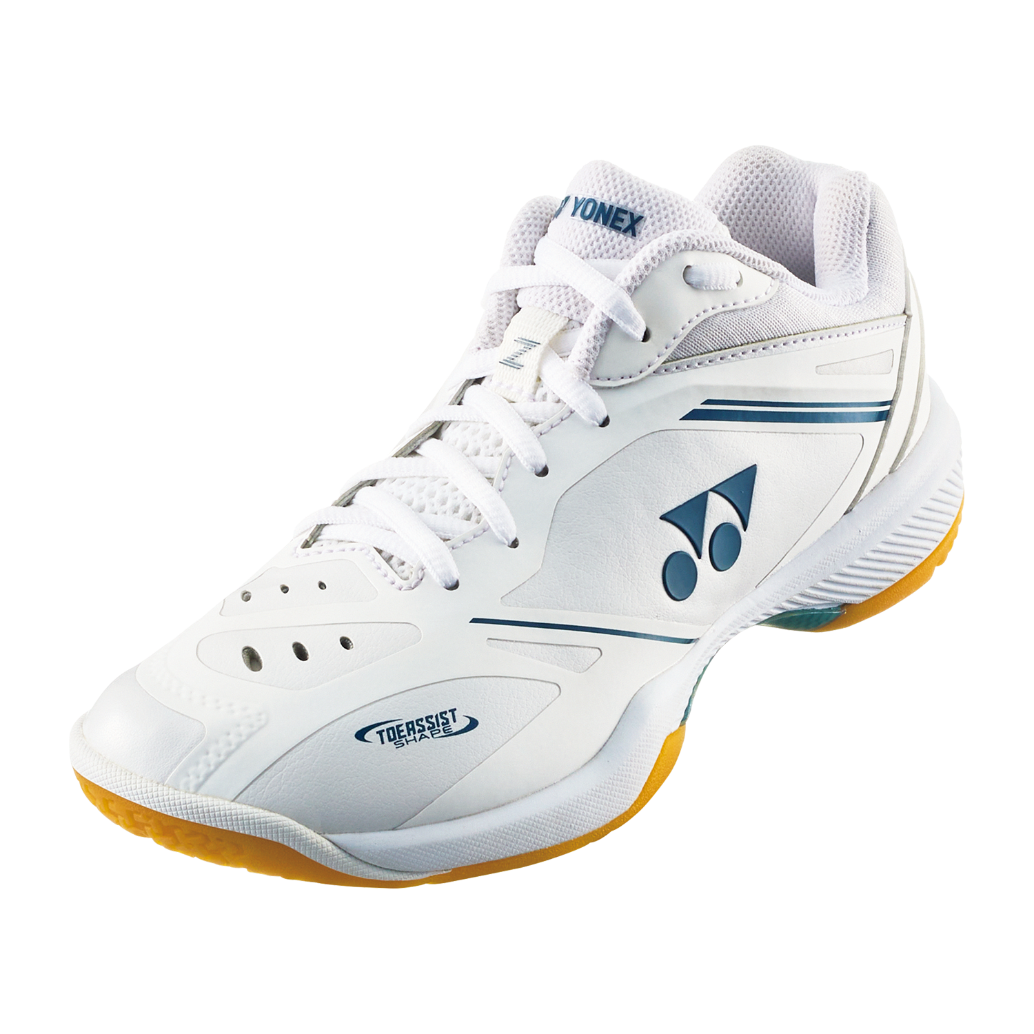 Yonex Power Cushion 65 Z4 Women's Badminton Shoes 2025 - White | Lightweight Court Shoes for Women | Perfect for Indoor Badminton, Tennis & Squash Games