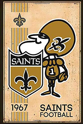 New Orleans Saints NFL Notebook - Perfect Gift for Saints Fans | Football Journal for Game Day, Tailgating & Team Spirit