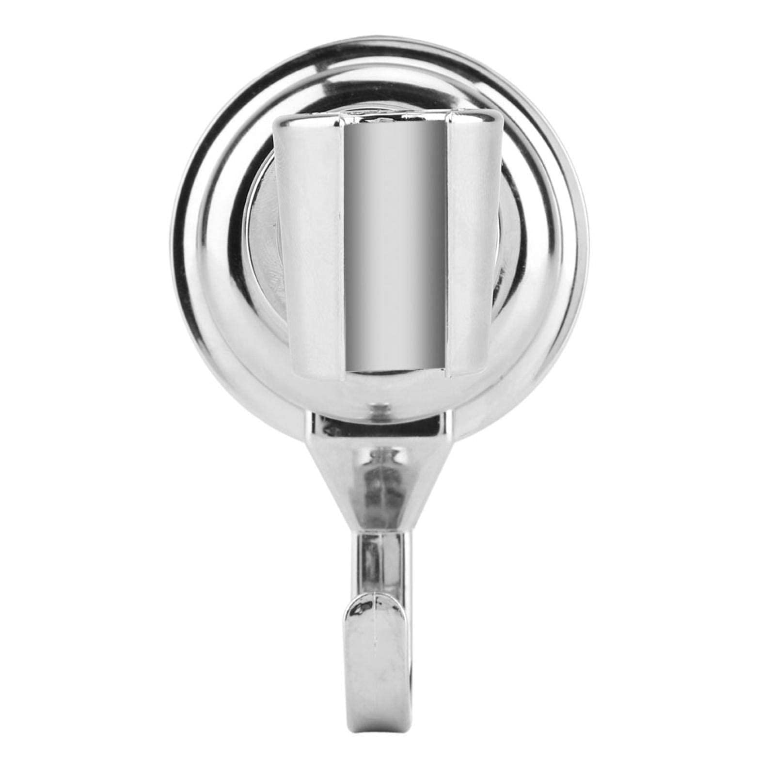 Oumefar Wall Mounted Shower Holder with Suction Cup & Towel Hook - Adjustable Handheld Shower Head Holder for Bathroom, Shower Caddy - Perfect for Home, Apartment, RV Use