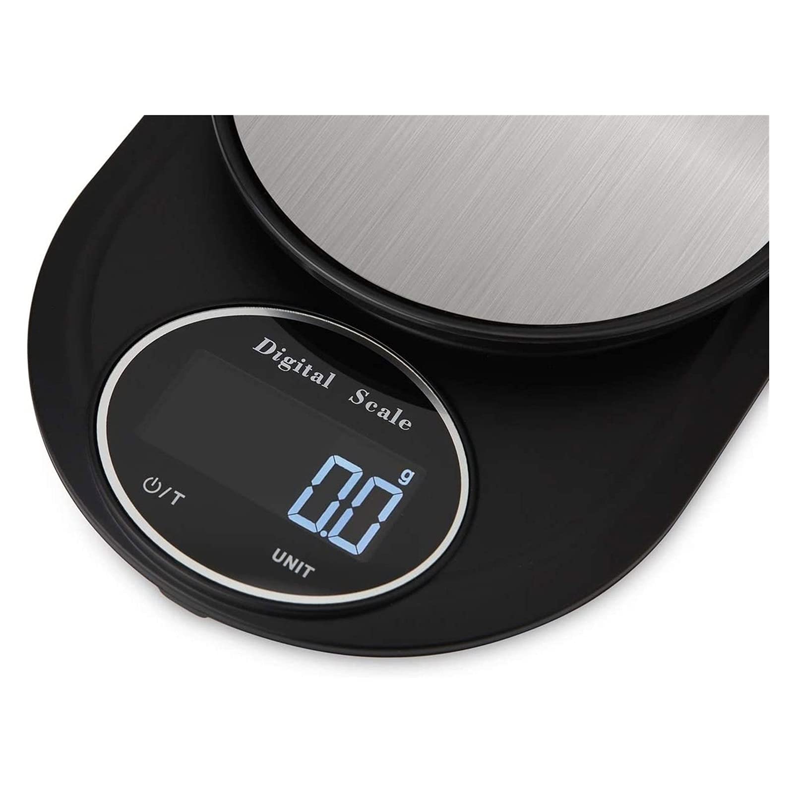 Premium Digital Kitchen Scale for Baking & Cooking - 11lb/5kg Capacity, 1g/0.05oz Precision, Stainless Steel & Tempered Glass - Perfect for Meal Prep, Coffee Brewing, and Portion Control