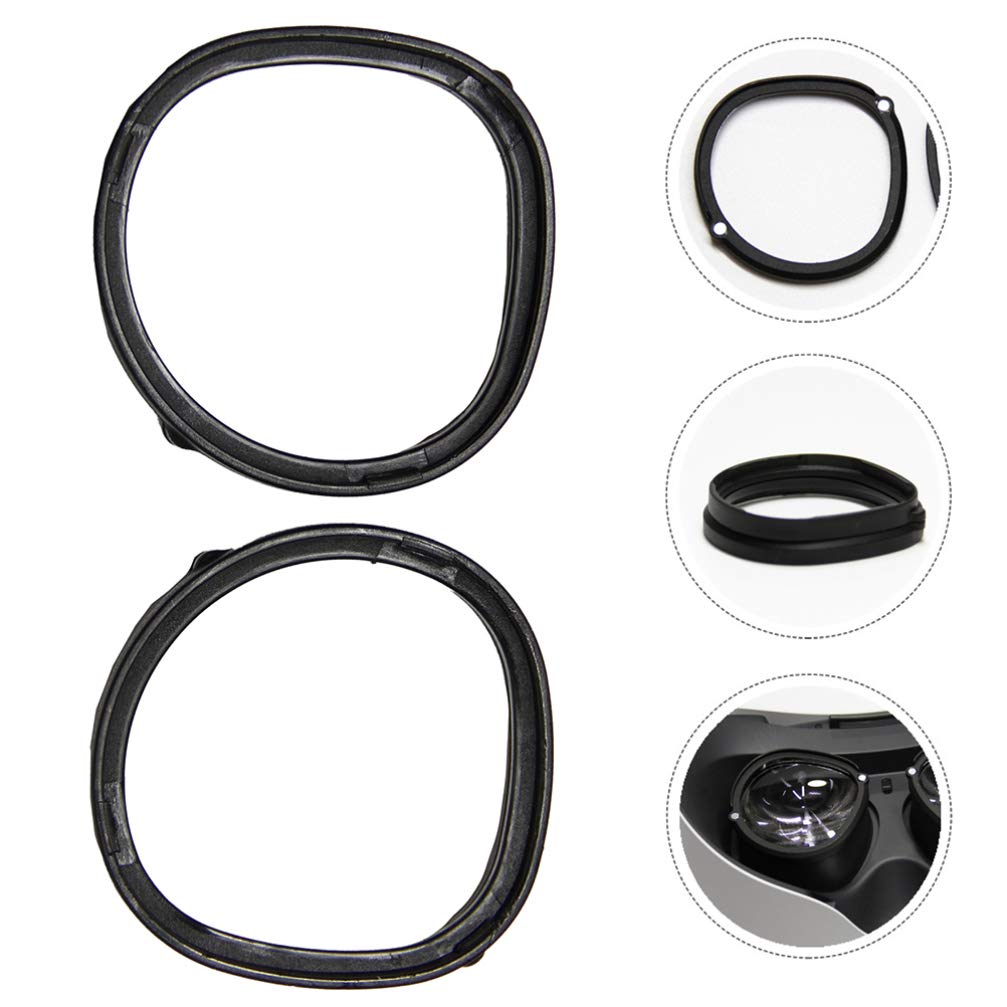 Hemobllo 2-Pack Magnetic Lens Protector Frames - Anti-Scratch VR Headset Lens Covers Compatible with Oculus Rift - Perfect for Gaming, VR Training & Virtual Reality Experiences