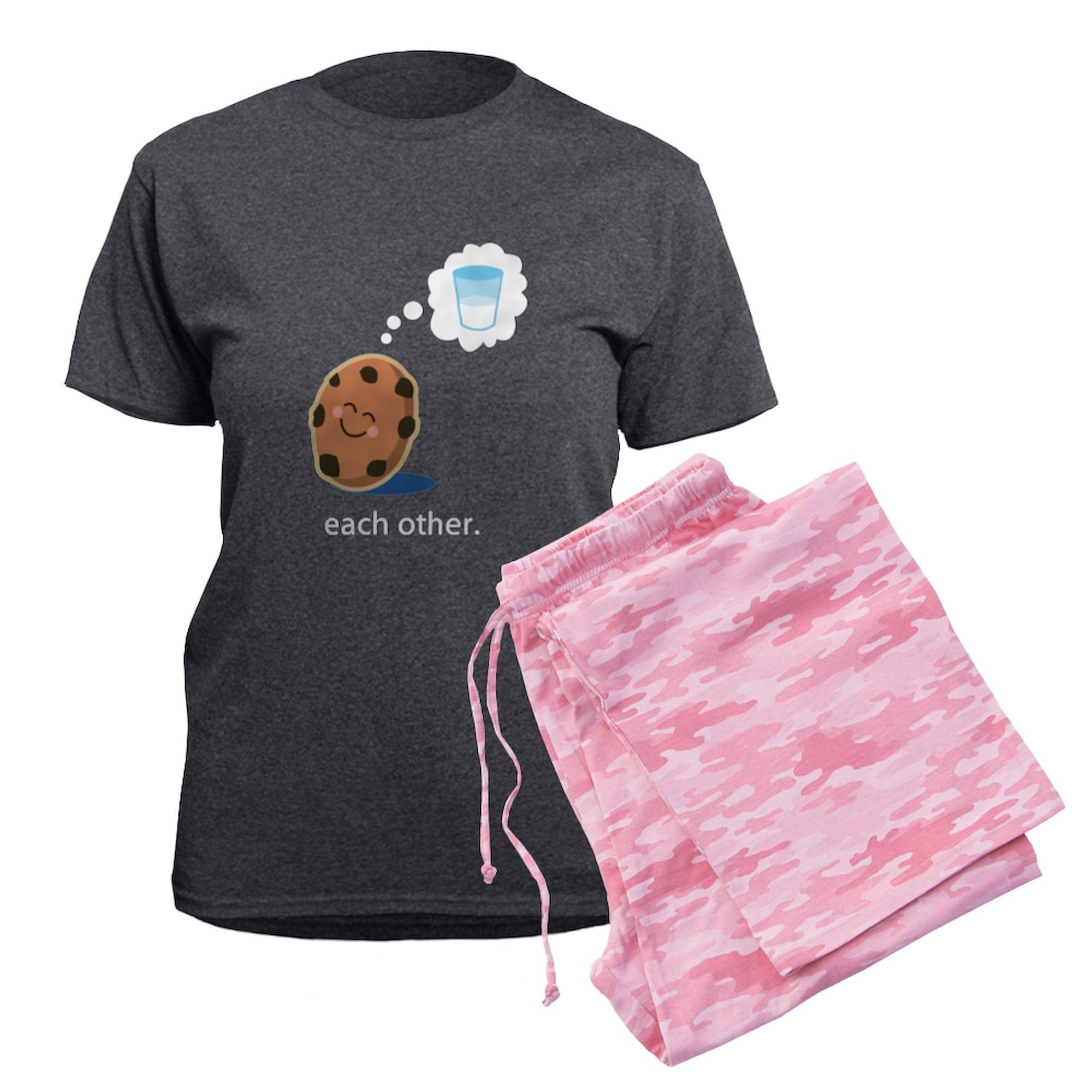 Couples Made For Each Other Women's Charcoal Pajama Set - Matching Sleepwear for Valentine's Day & Romantic Getaways