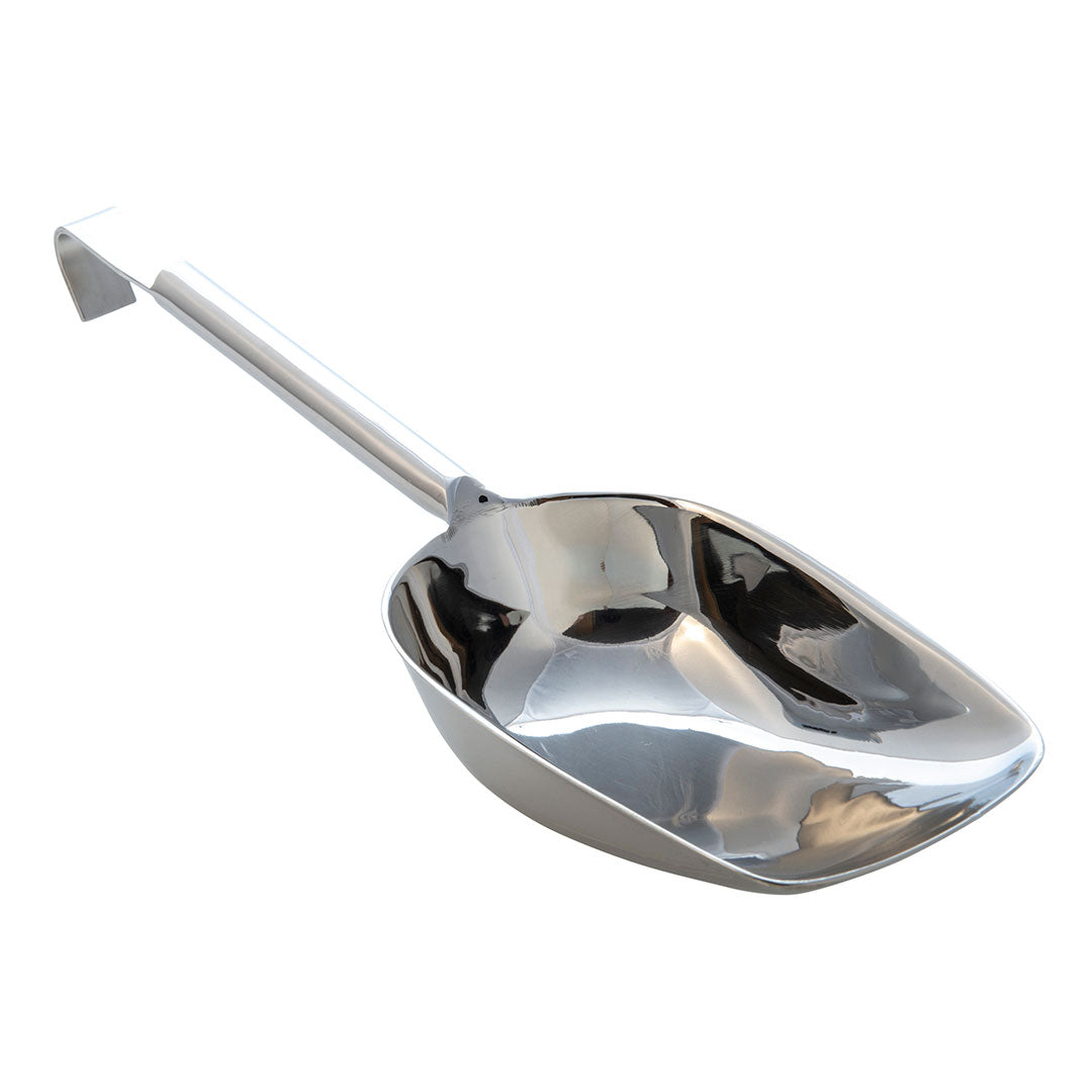 Premium Stainless Steel Ice Scoop for Cocktails & Beverages - Durable Bar Tool for Home & Commercial Use - Perfect for Bartending, Parties & Restaurants
