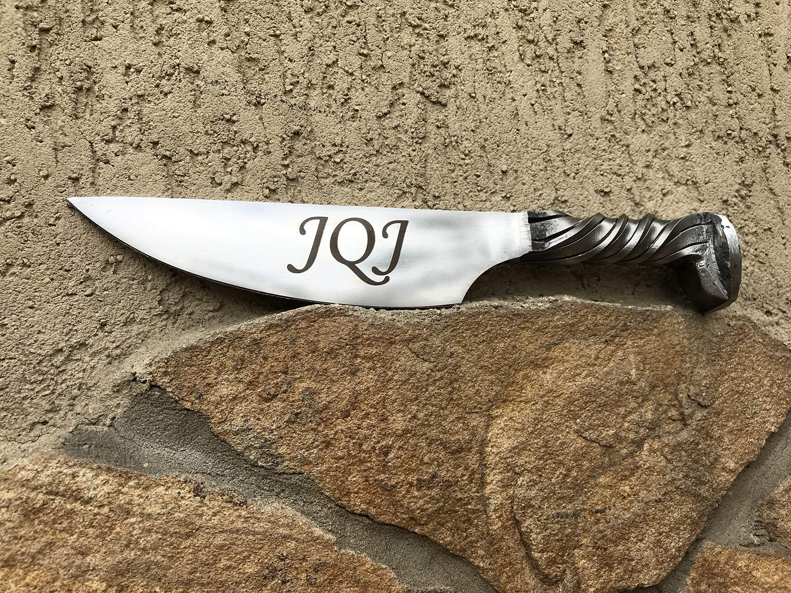 Viking Knife - Handcrafted Iron & Steel Gift for Men - Perfect 6th & 11th Anniversary Present - Outdoor Camping, Survival Tool & Collector's Item