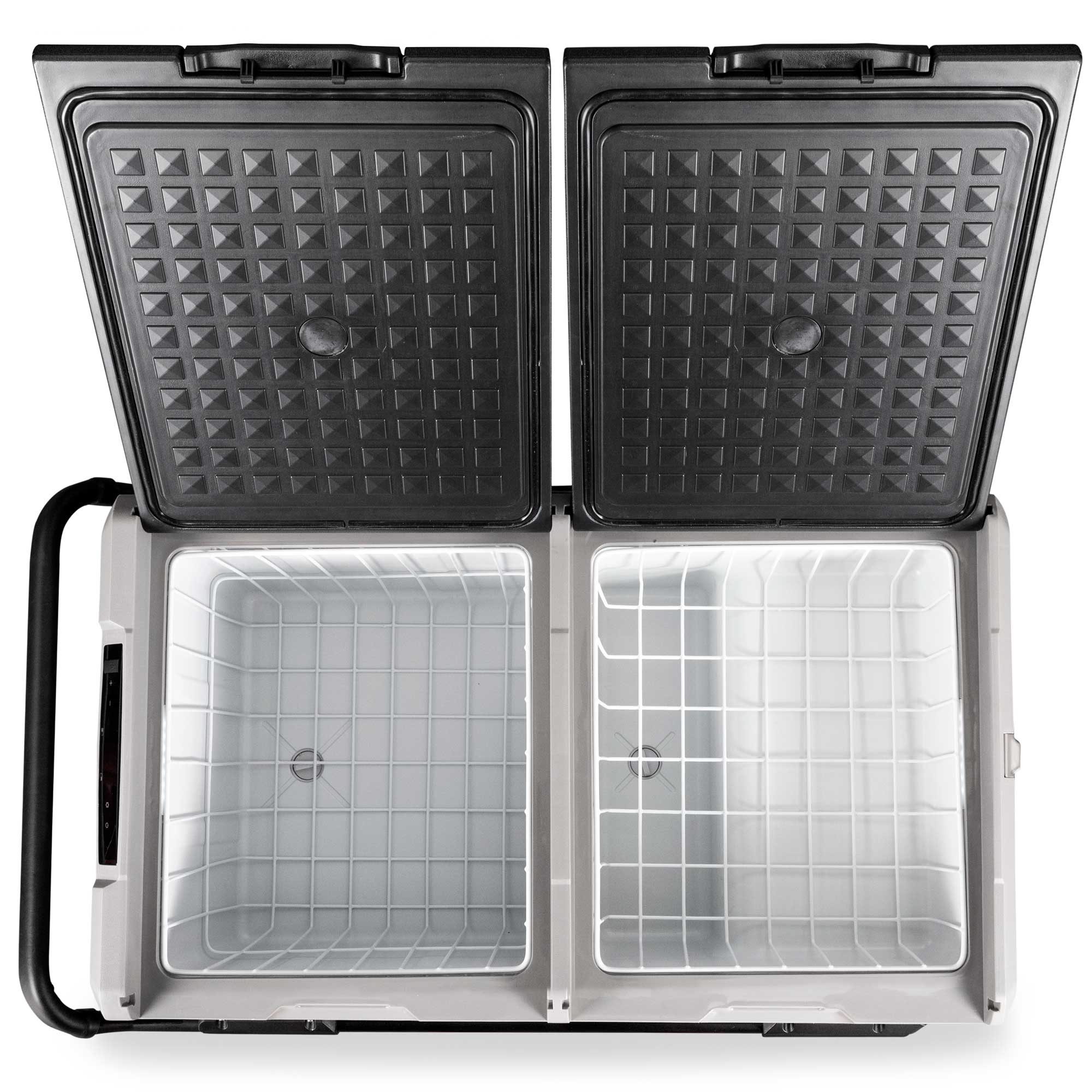 75L Portable Car Fridge Freezer - 12V/24V/230V Dual Zone Compressor Cooler for Road Trips, Camping & Outdoor Adventures - Model DL134