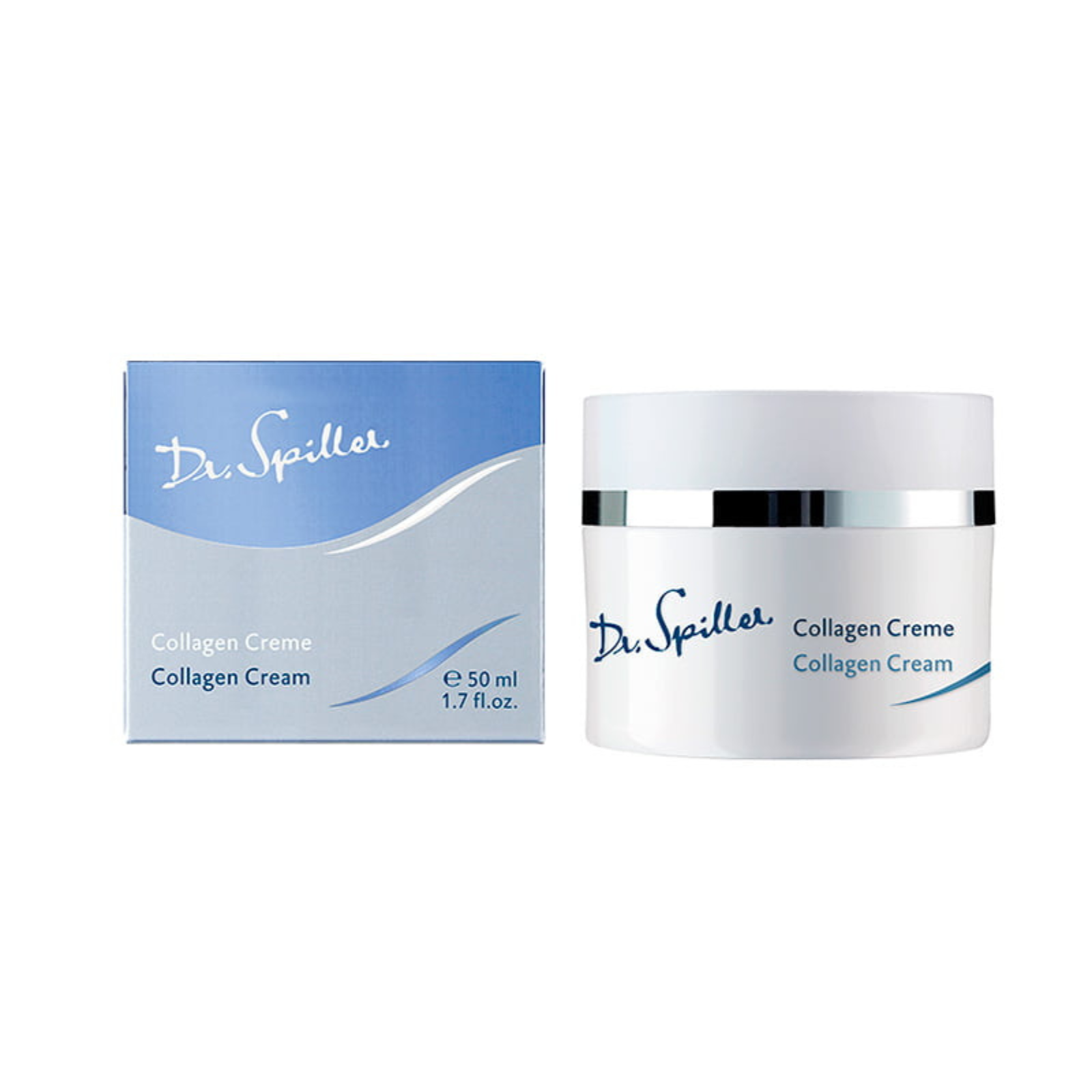 Dr. Spiller Biomimetic Anti-Aging Collagen Cream 50ml/1.7oz - Hydrating & Firming Face Moisturizer for Dry Skin, Day & Night Use
