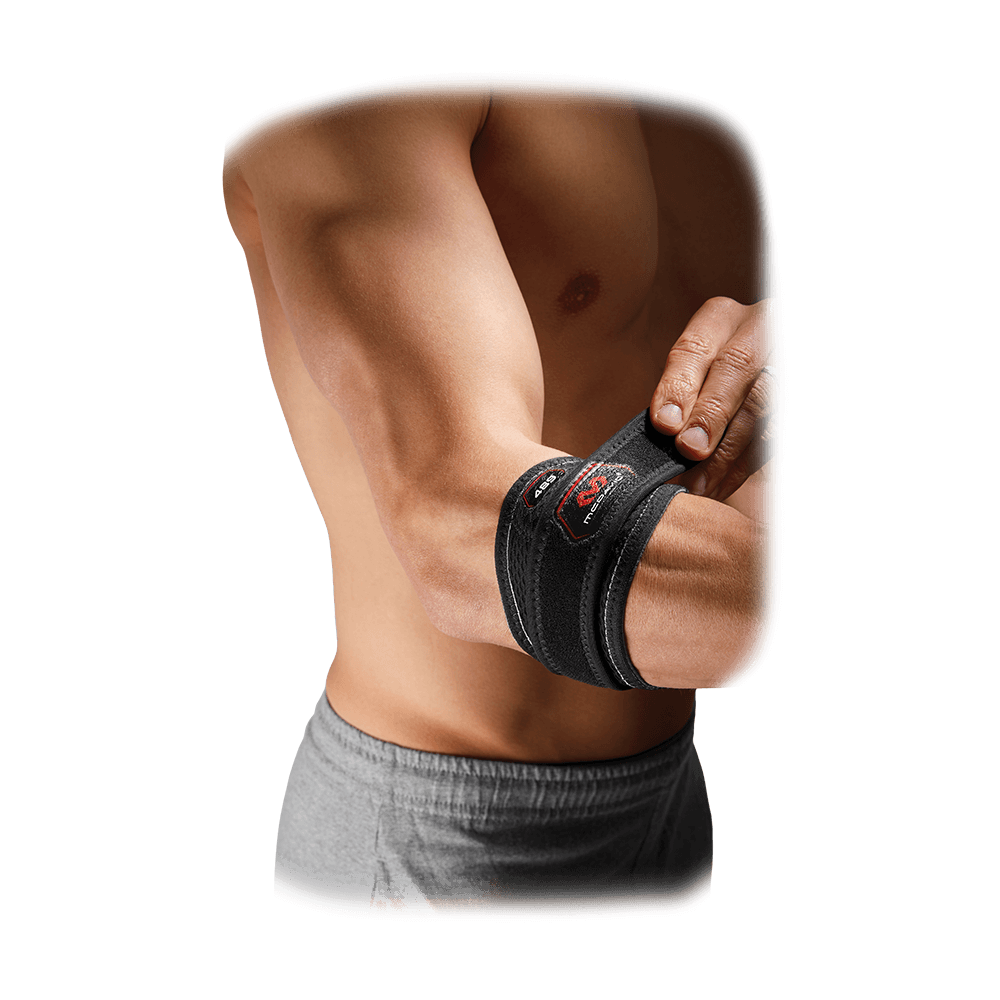Elbow Support Strap with Cushion Pads - Adjustable Compression Sleeve for Pain Relief, Arthritis & Tendonitis - Perfect for Gym, Weightlifting, Tennis & Daily Activities