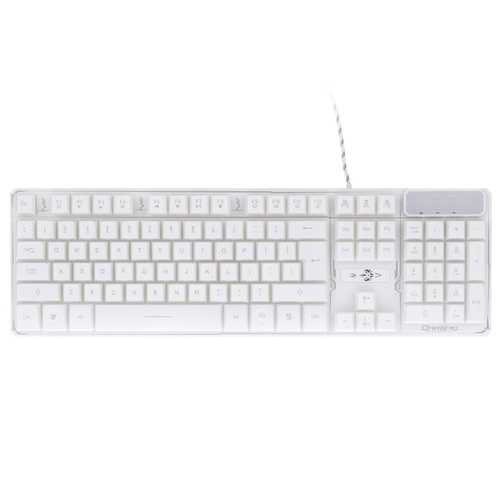 104-Key RGB Backlit Mechanical Gaming Keyboard with Adjustable Lighting - USB Wired for PC, Laptop - Perfect for FPS, MOBA Games and Office Work