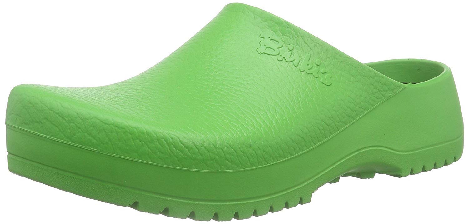 Birkenstock Unisex Super-Birki Clogs - Apple Green - Size 11-11.5 for Men | Comfortable Slip-On Shoes for Nurses, Chefs & Healthcare Workers