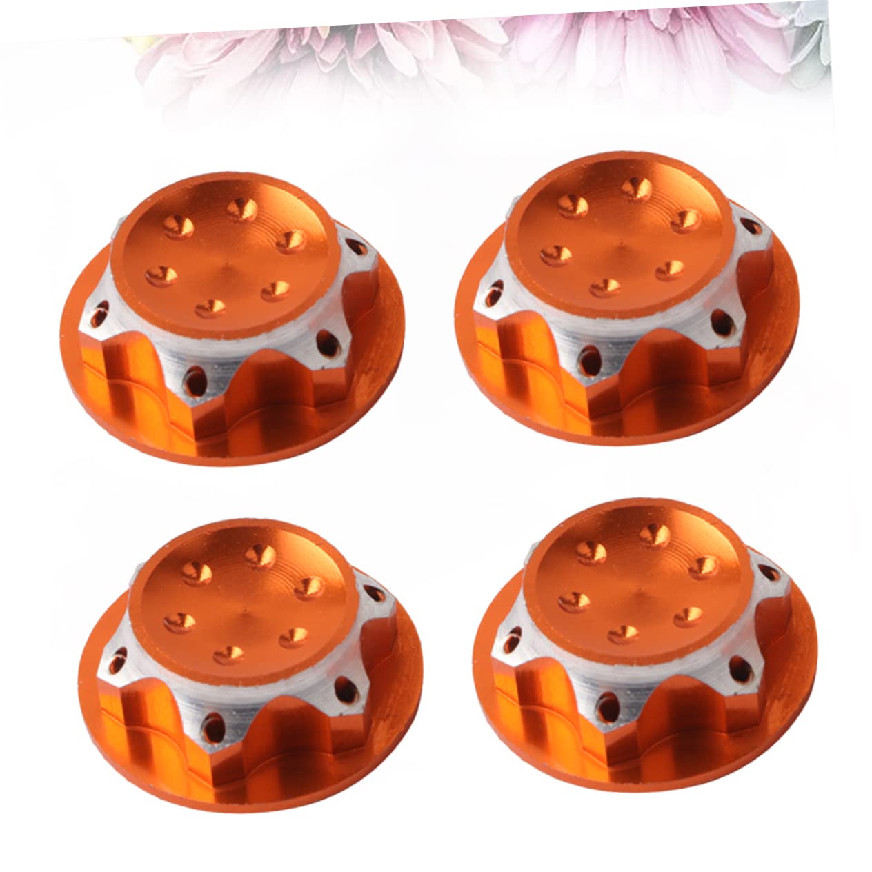 Totority 8Pcs RC Car Wheel Hub Covers for Crawler Track Accessories - Off-Road Adventure
