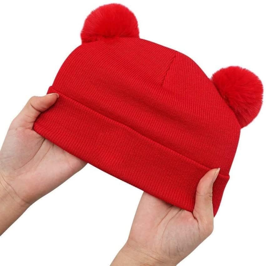 Trendsy Baby Knit Hat & Scarf Set for Toddlers - Winter Pom Pom Beanie & Neck Warmer for Girls & Boys (6 Months to 5 Years) - Perfect for Snow Play, Outdoor Winter Adventures & Holiday Photos