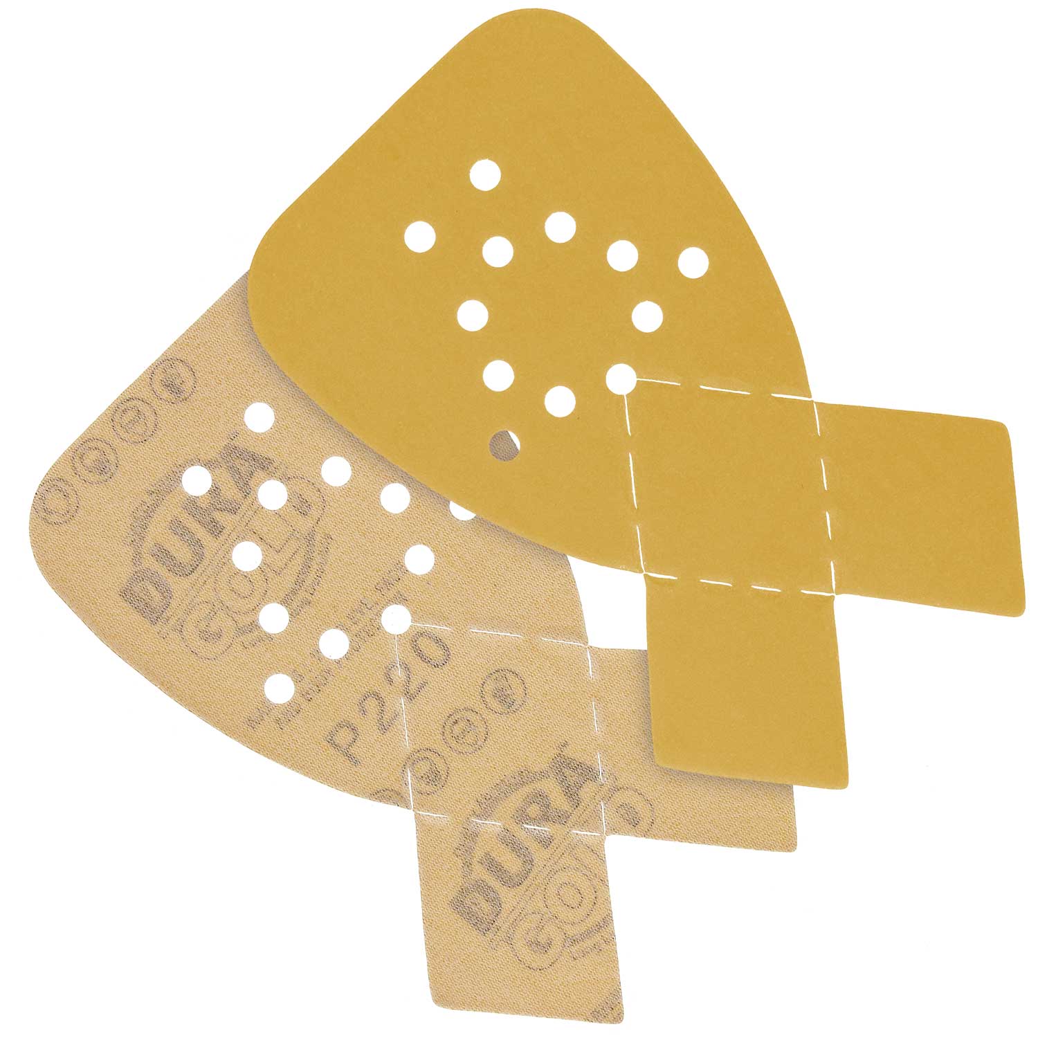 220 Grit 12 Hole Hook & Loop Sanding Discs for Mouse Sanders - 24 Pack | Perfect for Woodworking, Metal Polishing & DIY Home Projects