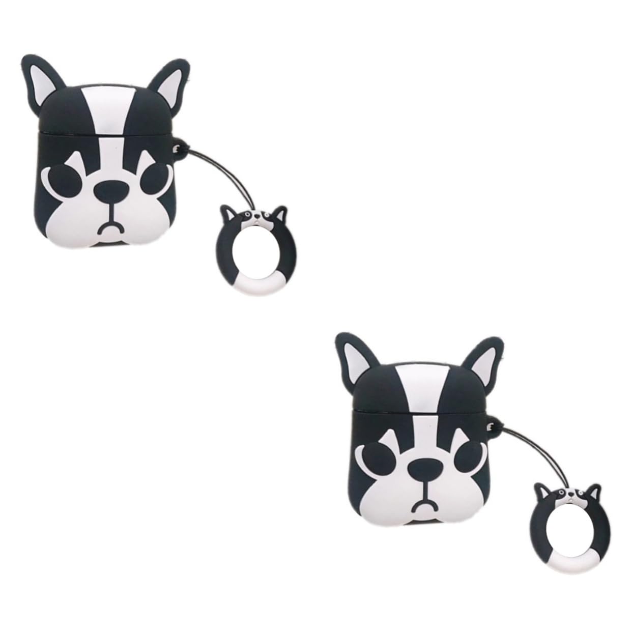 2 Pack Hard Cartoon Earbud Carrying Case - Durable Headphone Storage Box for AirPods & Wireless Earbuds - Perfect for Travel, Gym & Daily Use