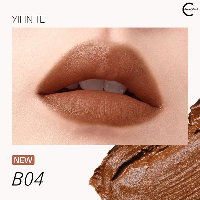 Yifinite Velvety Matte Lip Mud - Long Lasting Moisturizing Liquid Lipstick for Women, Perfect for Everyday Wear & Special Occasions