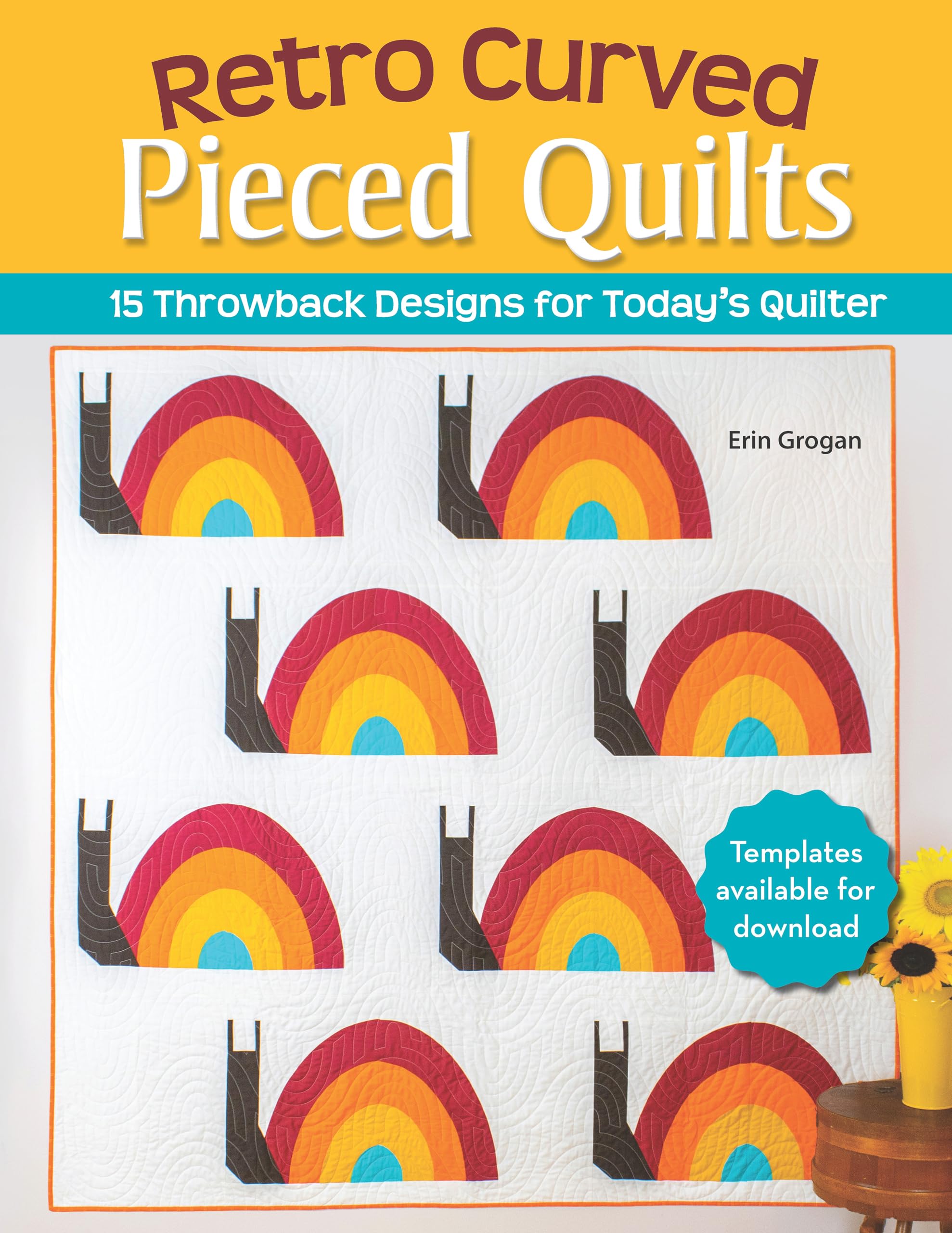 Vintage-Inspired Quilt Patterns: 15 Retro Designs with Records, Peace Signs & Flowers for Quilting Projects - Perfect for Bedspreads, Throw Pillows & Wall Decor (Landauer)