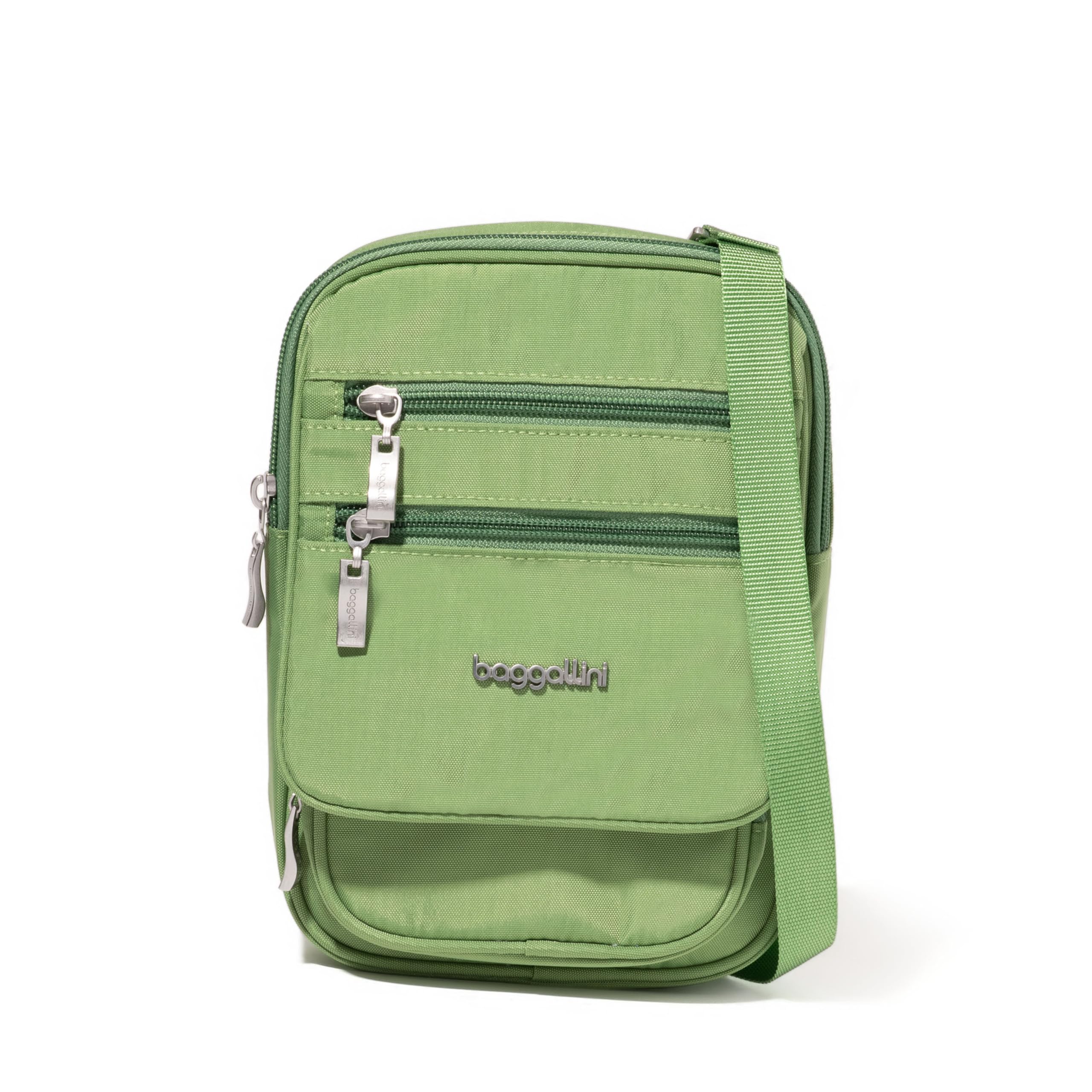 Baggallini RFID Crossbody Bag for Women - Lightweight Travel Purse for Daily Use