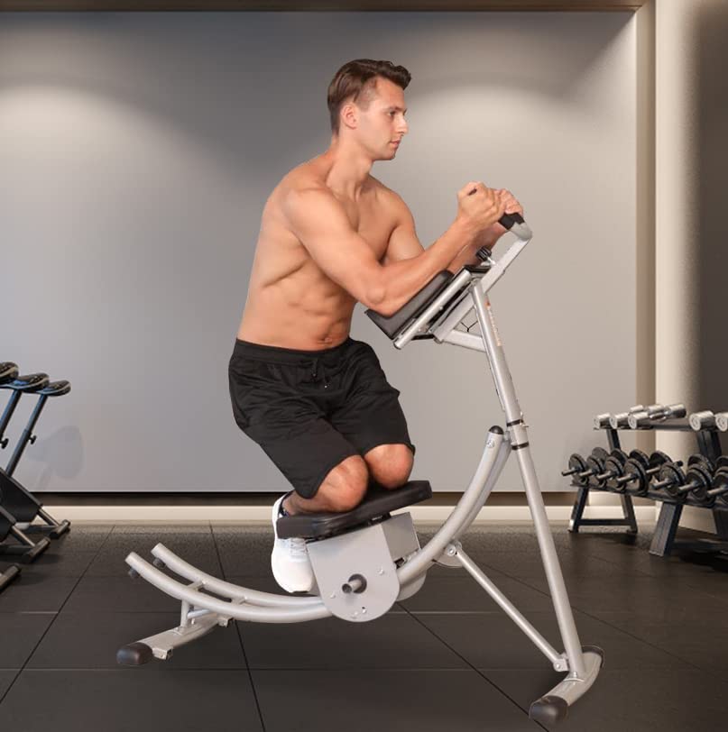 Tailake Ab Machine - Core Workout Equipment for Abs & Obliques, Home Gym Abdominal Trainer with Rocker Motion, Portable Crunch Machine for Six Pack & Toning | Perfect for Home, Office & Travel Fitness