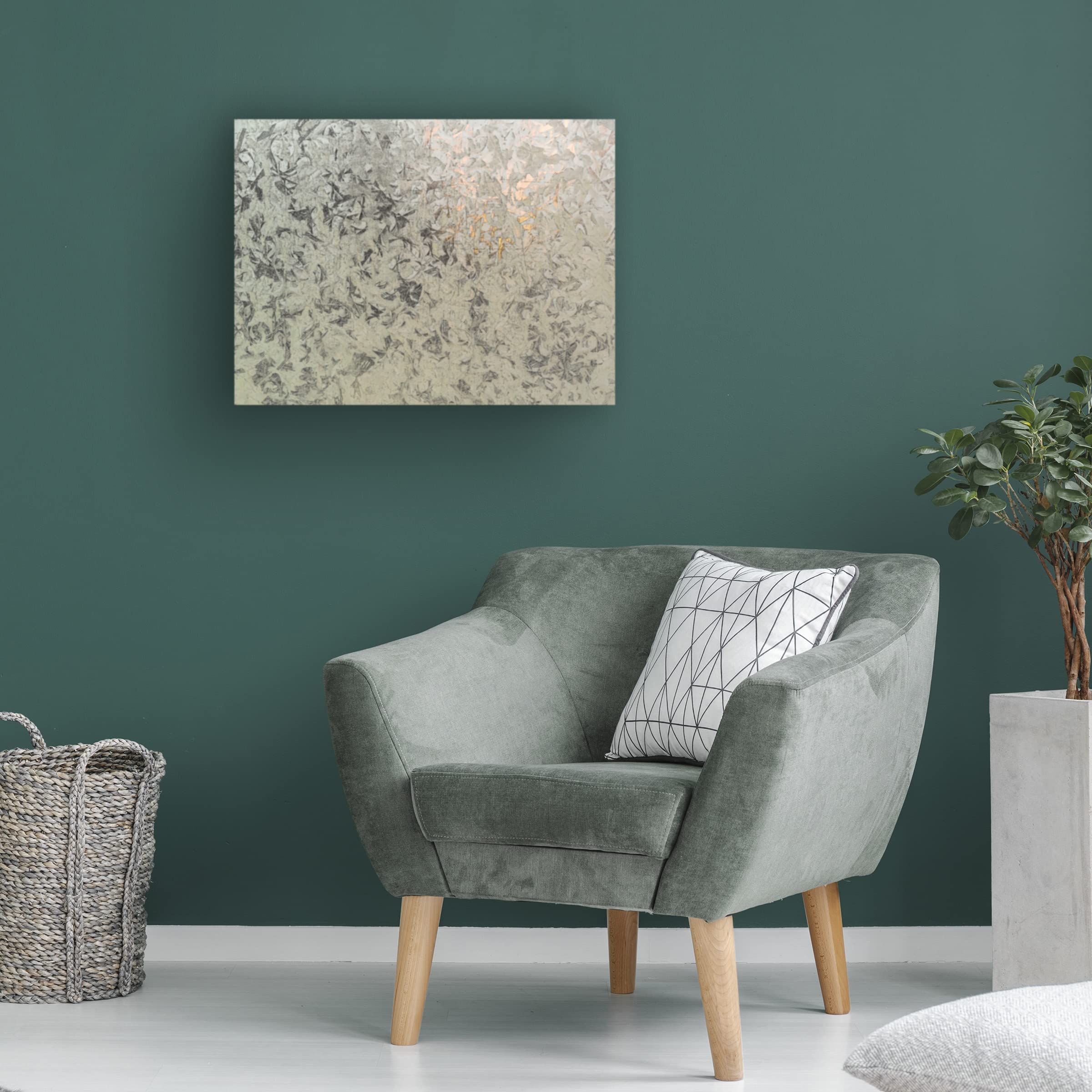 Frosty I' Canvas Wall Art by Eva Bane - Handmade Winter Landscape Painting - Perfect for Living Room, Bedroom & Office Decor