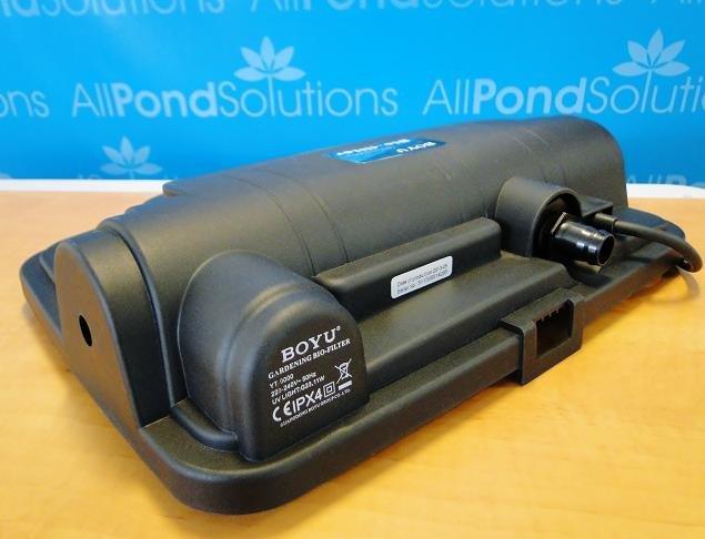 Boyu Garden Pond Bio Filter and Pump with 9W UV Light & Hose Kit YT 6000 - Ideal for Outdoor Koi Ponds, Water Gardens & Fish Tanks