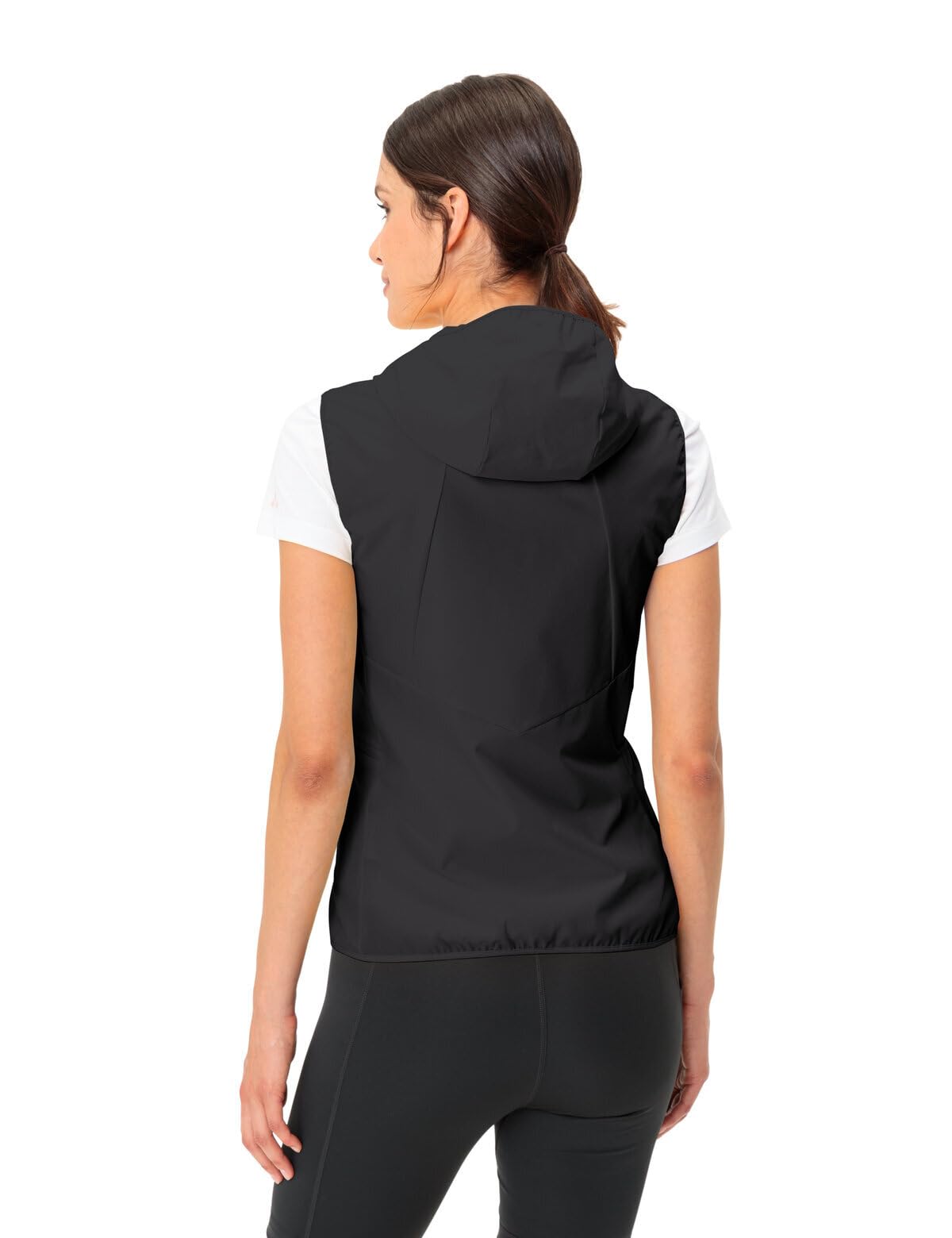 VAUDE Women's Scopi Vest - Lightweight Hiking & Outdoor Jacket for Women, Black/Black Size 44 - Perfect for Camping, Backpacking & Mountain Adventures