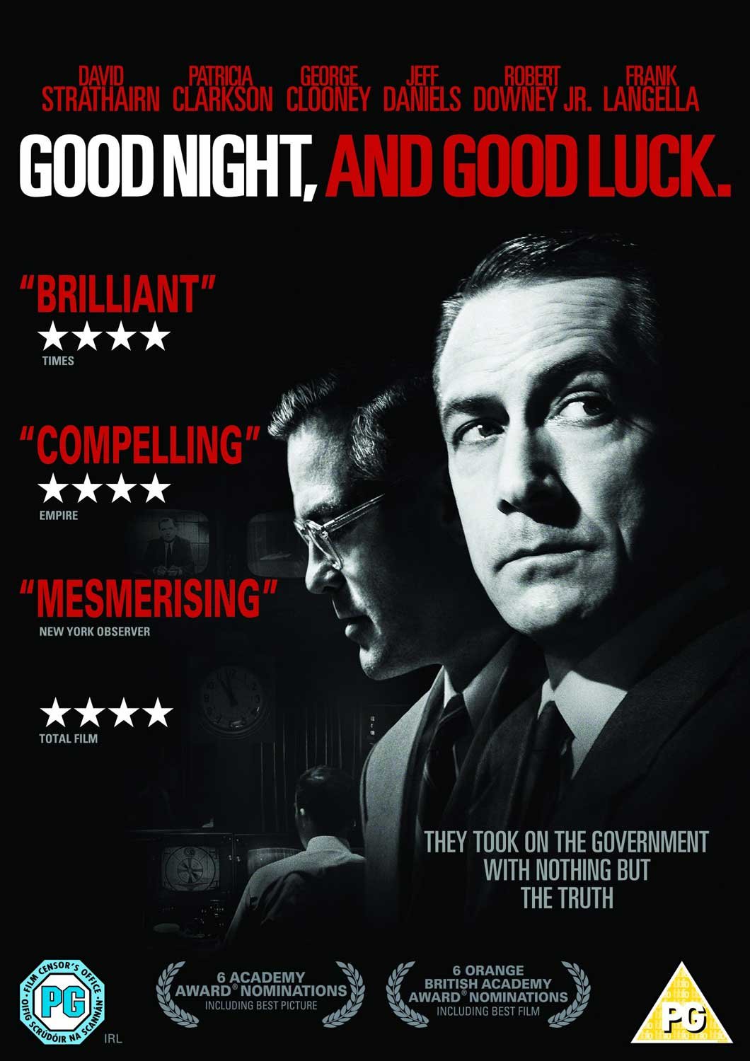 Good Night and Good Luck [DVD] - Award-Winning Historical Drama Film - Perfect for Movie Nights & History Enthusiasts