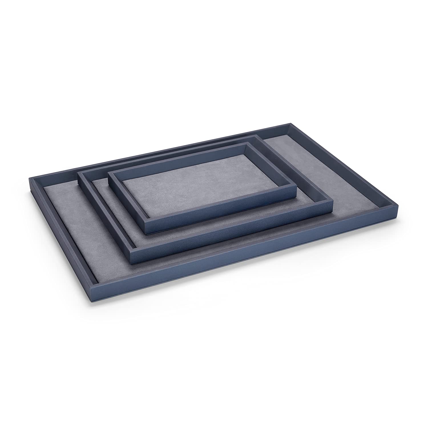 Oirlv Premium Leather Jewelry Tray - Small Catchall Tray for Jewelry Display & Organization | Valet Tray, Nightstand Organizer, Dresser Tray | Perfect for Rings, Earrings & Watches at Home or Travel