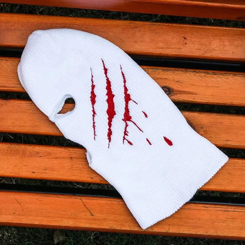 Skull Embroidery Balaclava Mask - Winter Ski Motorcycle Cycling Hat for Men & Women - Halloween Party Costume Accessory - Warm Face Cover for Outdoor Sports & Cold Weather Activities