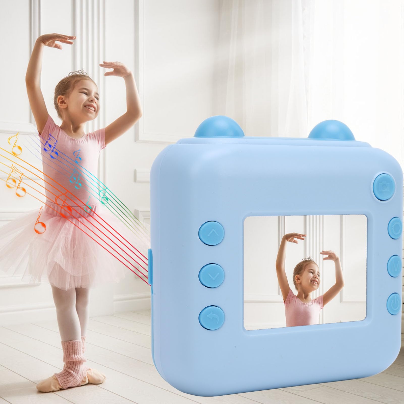 50MP Kids Instant Print Camera with 1080P HD Video, 16x Zoom & 2.4