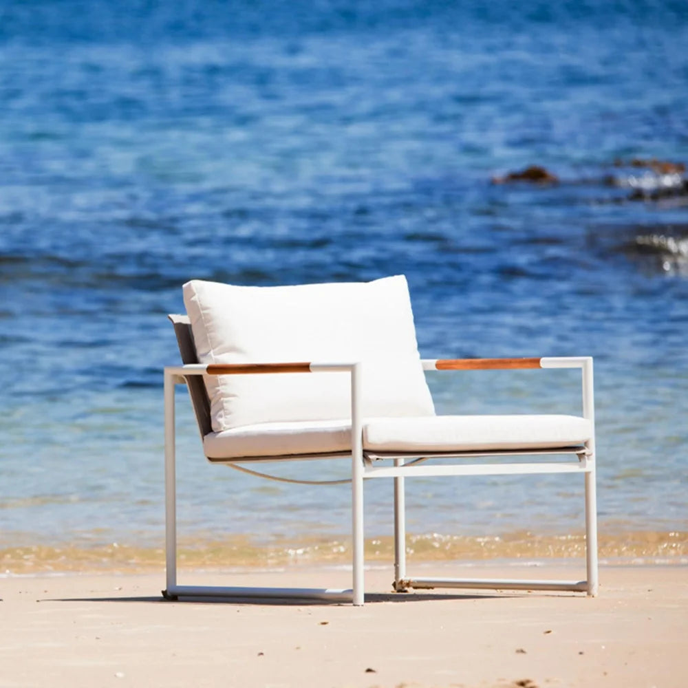 Premium Breeze Aluminum Outdoor Lounge Chair - Lightweight, Durable & Weather-Resistant Patio Furniture for Poolside, Garden, Deck & Backyard Relaxation