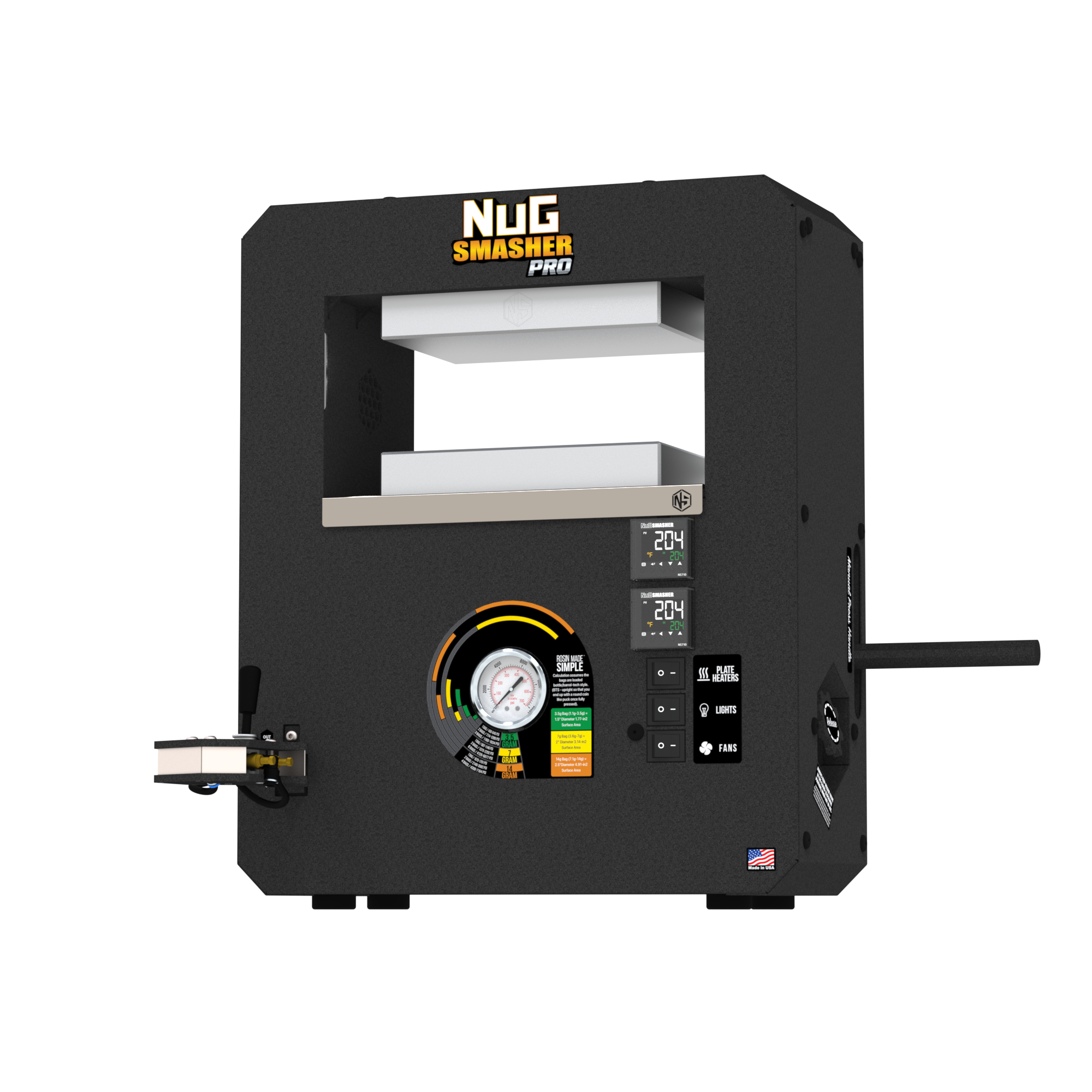 NugSmasher Rosin Shield - Durable Rosin Press Accessory for Home & Commercial Use - Perfect for Extracting Rosin from Cannabis, Hemp & CBD Flowers