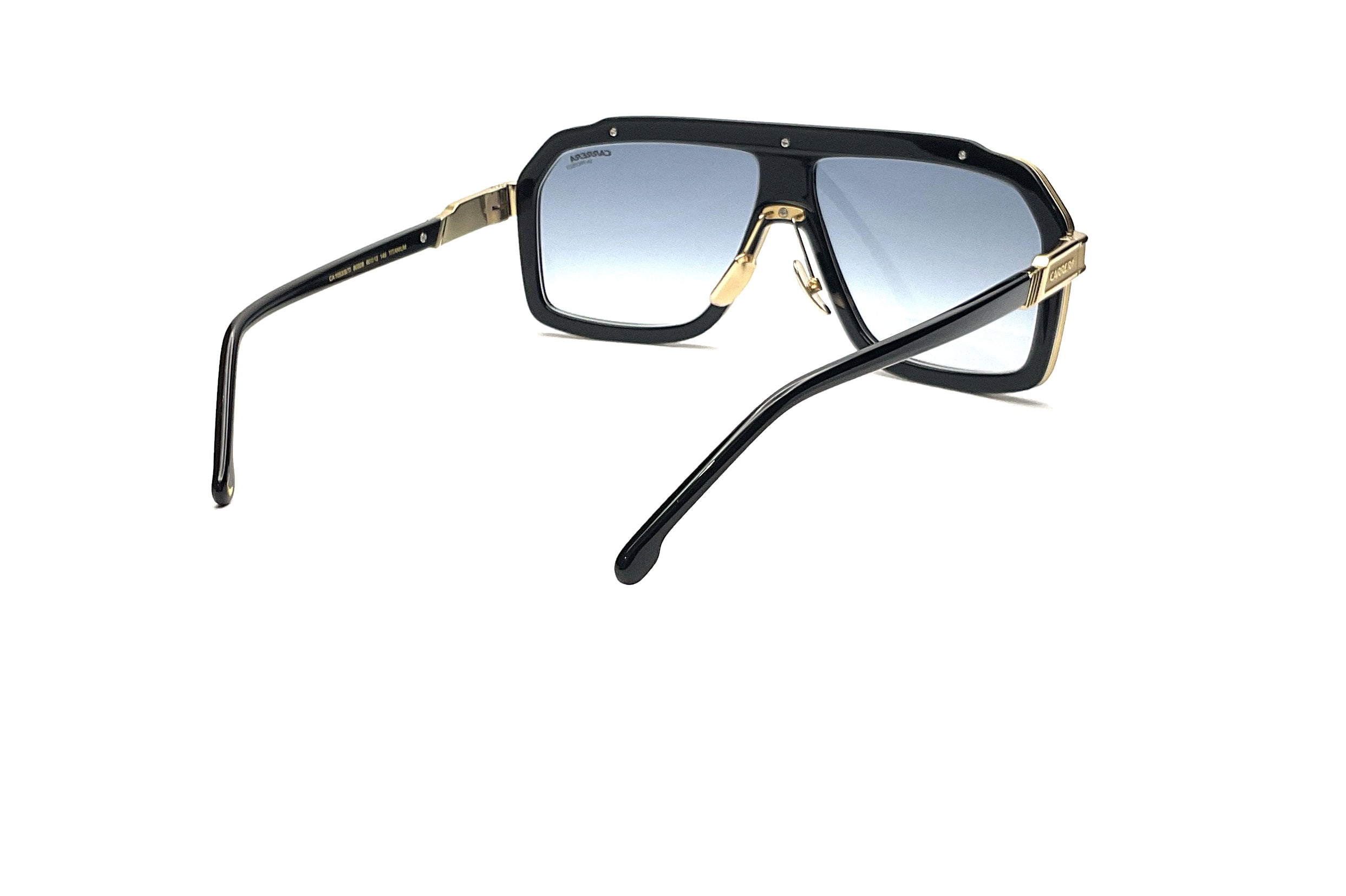 Carrera CA 1053 Sunglasses - Black & White Aviator Style for Men & Women - Perfect for Driving, Outdoor Sports & Fashion Accessories