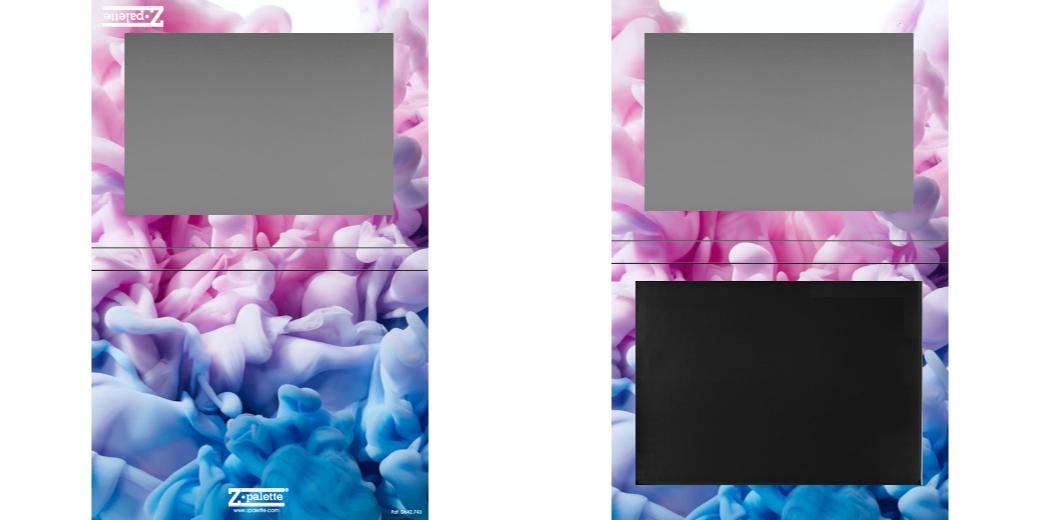 Custom Extra Large Z Palette - Magnetic Makeup Palette for Eyeshadows & Blush - Perfect for Professional Makeup Artists & Travel