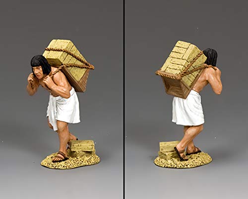 Ancient Egypt Toy Soldiers - Egyptian Brick Carrier 1:30 Scale for Collectors & Dioramas