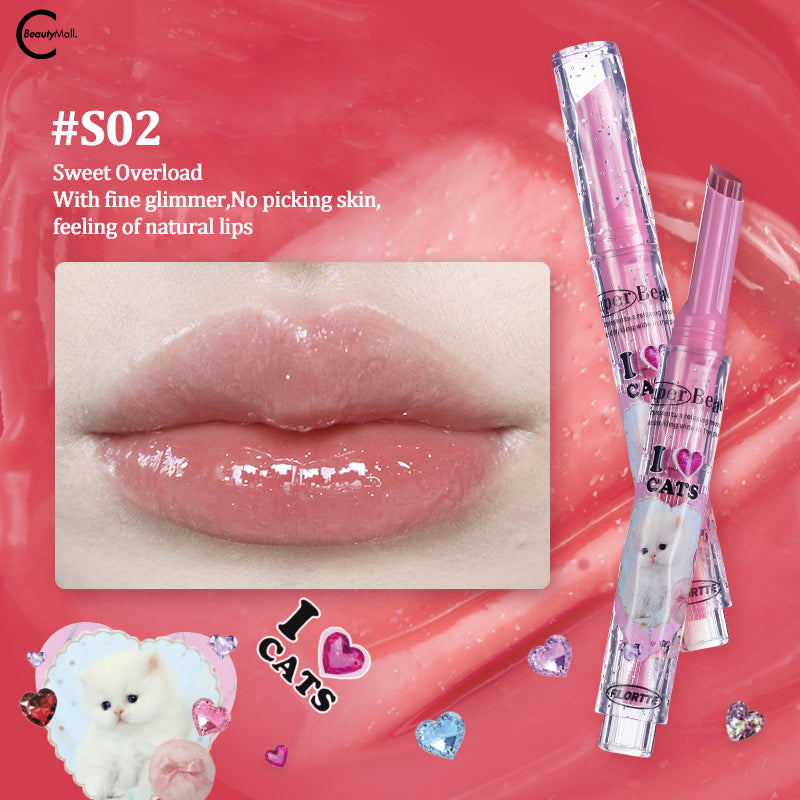 FLORTTE Enchanted Lip Glaze - Hydrating Plumping Lip Gloss with Shine & Moisture | Perfect for Daily Wear, Date Night & Special Occasions