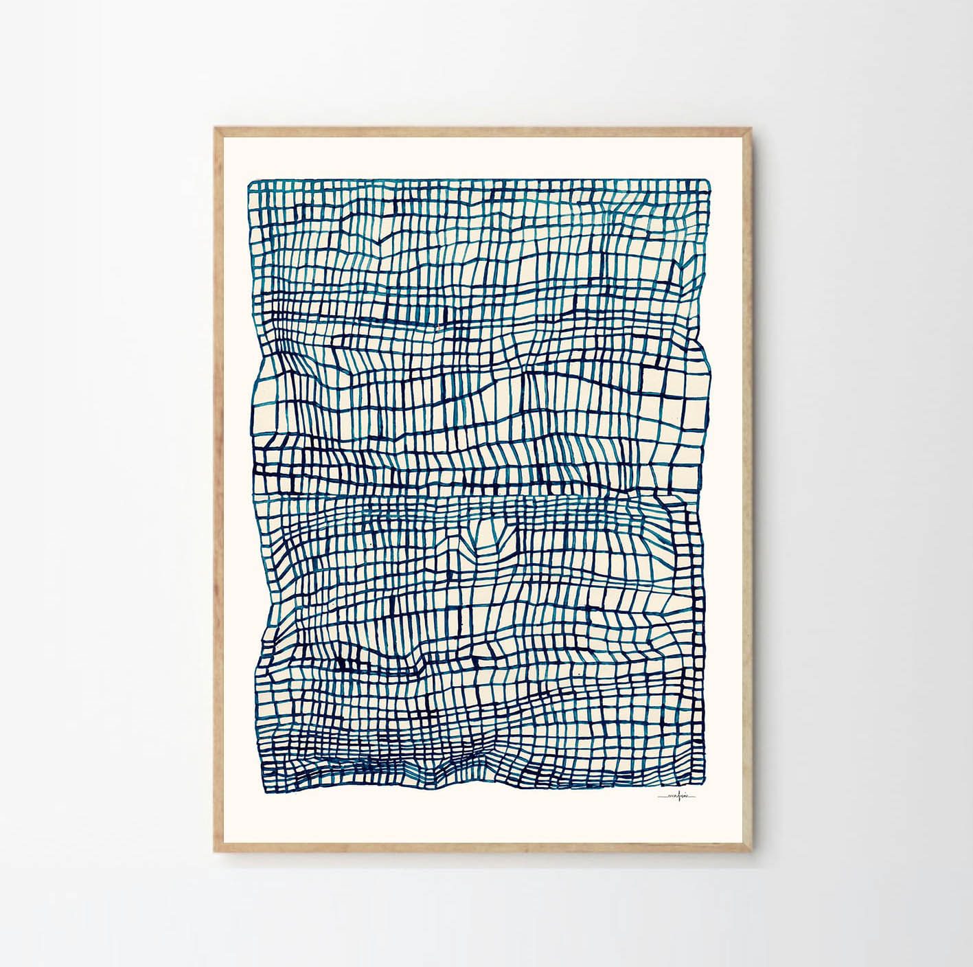 THE POSTER CLUB Ana Frois Sketchbook Art Print - 50x70cm Framed Wall Decor for Living Room, Bedroom & Office | Premium Quality Poster for Home & Office Decoration