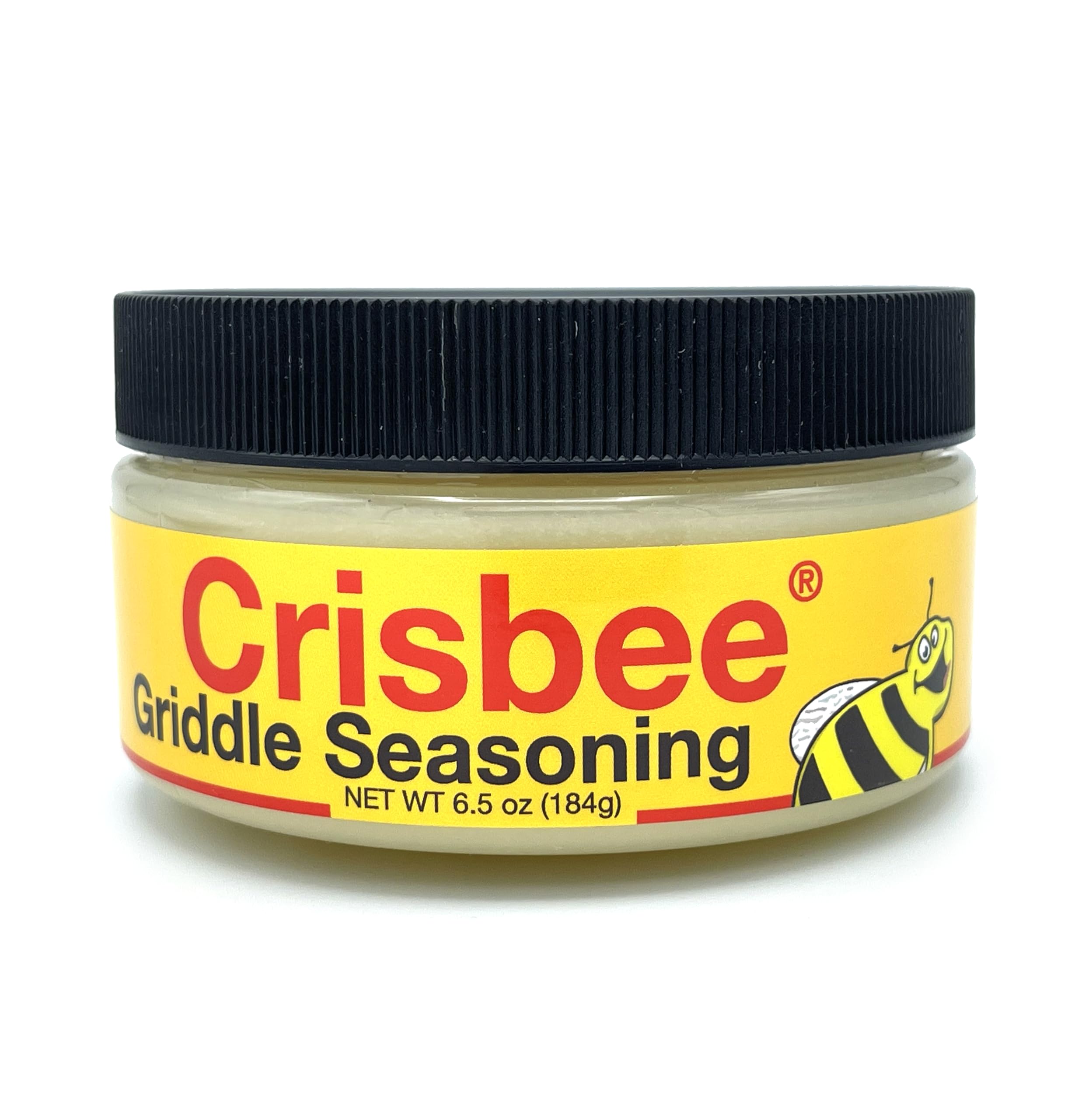 Crisbee® Griddle Seasoning - 6.5oz - 2-in-1 Seasoning & Conditioner for Blackstone Griddle, Cast Iron & Carbon Steel Cookware - Made in USA - Perfect for Outdoor Cooking, Camping & BBQ