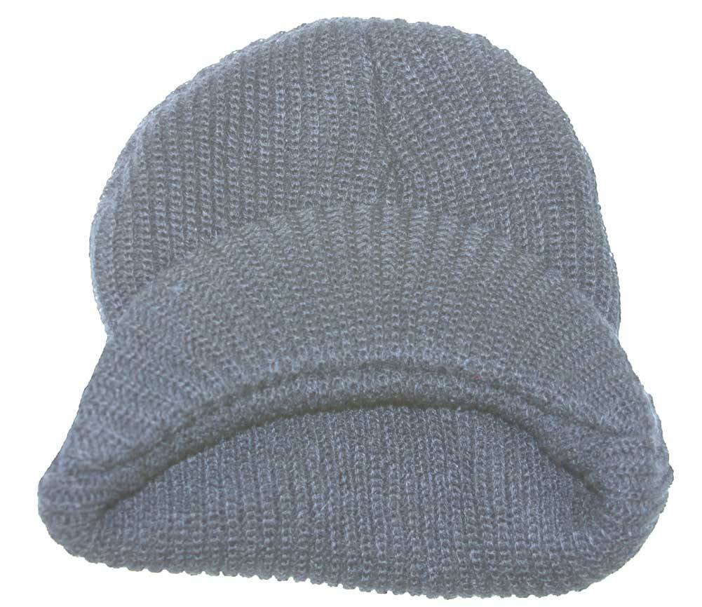Top Headwear GI Ribbed Waffle Cuff Beanie Visor - Warm Winter Hat for Men & Women - Perfect for Skiing, Snowboarding & Outdoor Activities