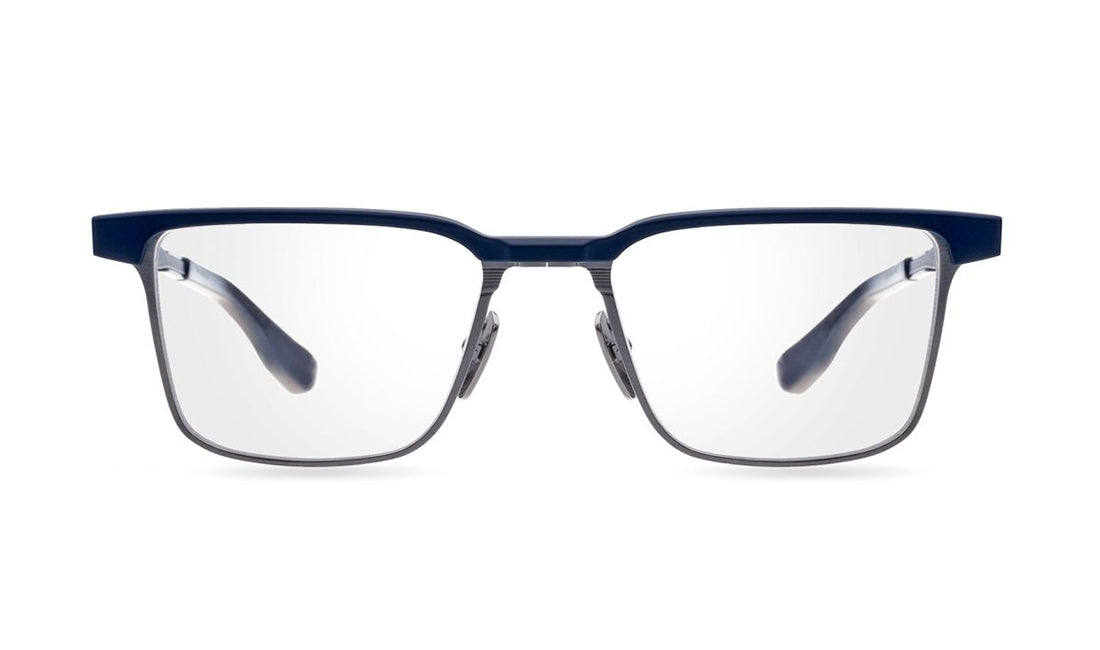 Matte Blue and Silver