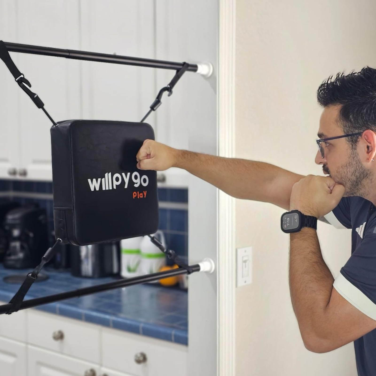 Apartment-Friendly Doorway Punching Bag for Boxing & Home Workouts - 26