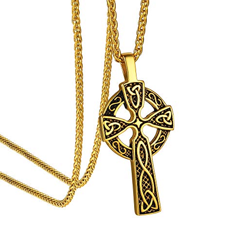 Celtic Knot Cross - Gold