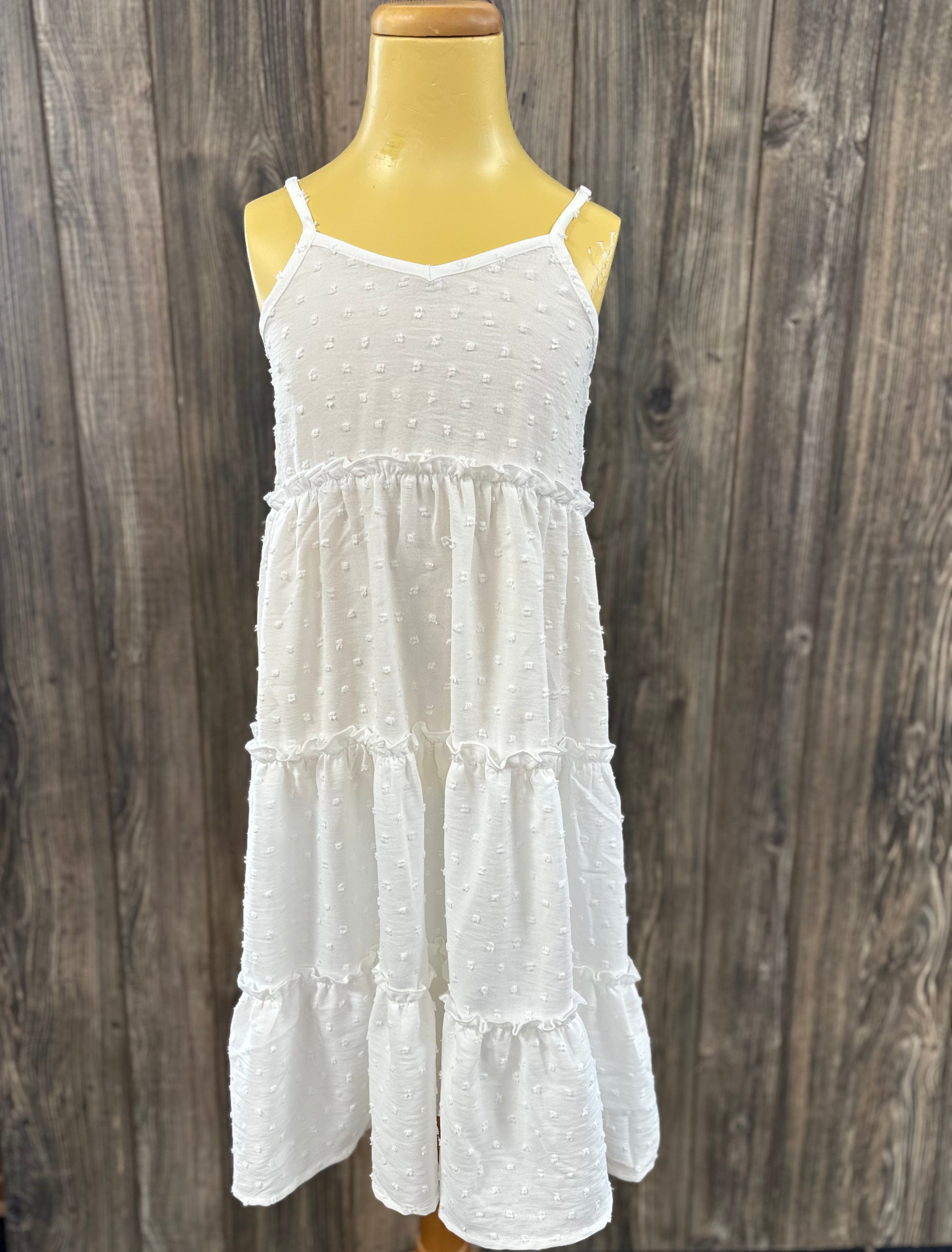 White Long Maxi Dress for Toddlers - Elegant & Comfortable Baby Girl Dress for Parties, Photos & Special Occasions