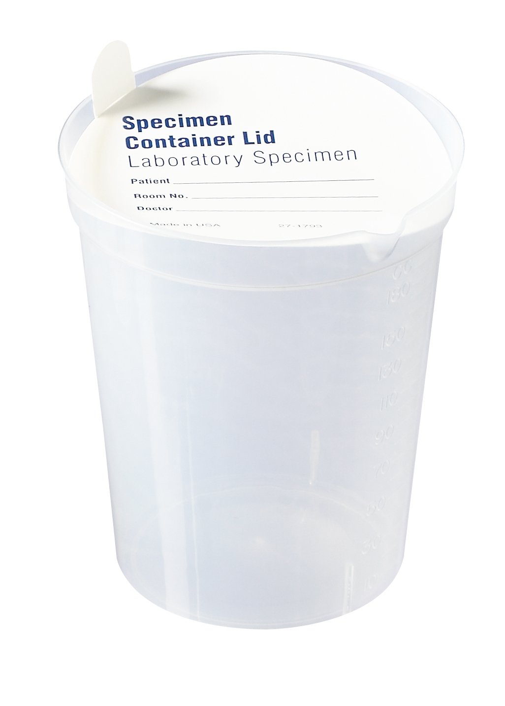 Medline Deluxe 6 oz Polystyrene Urinalysis Container - Clear Durable Medical Sample Collection Cups, No Lid, Pack of 500 - Ideal for Hospitals, Clinics & Laboratory Testing