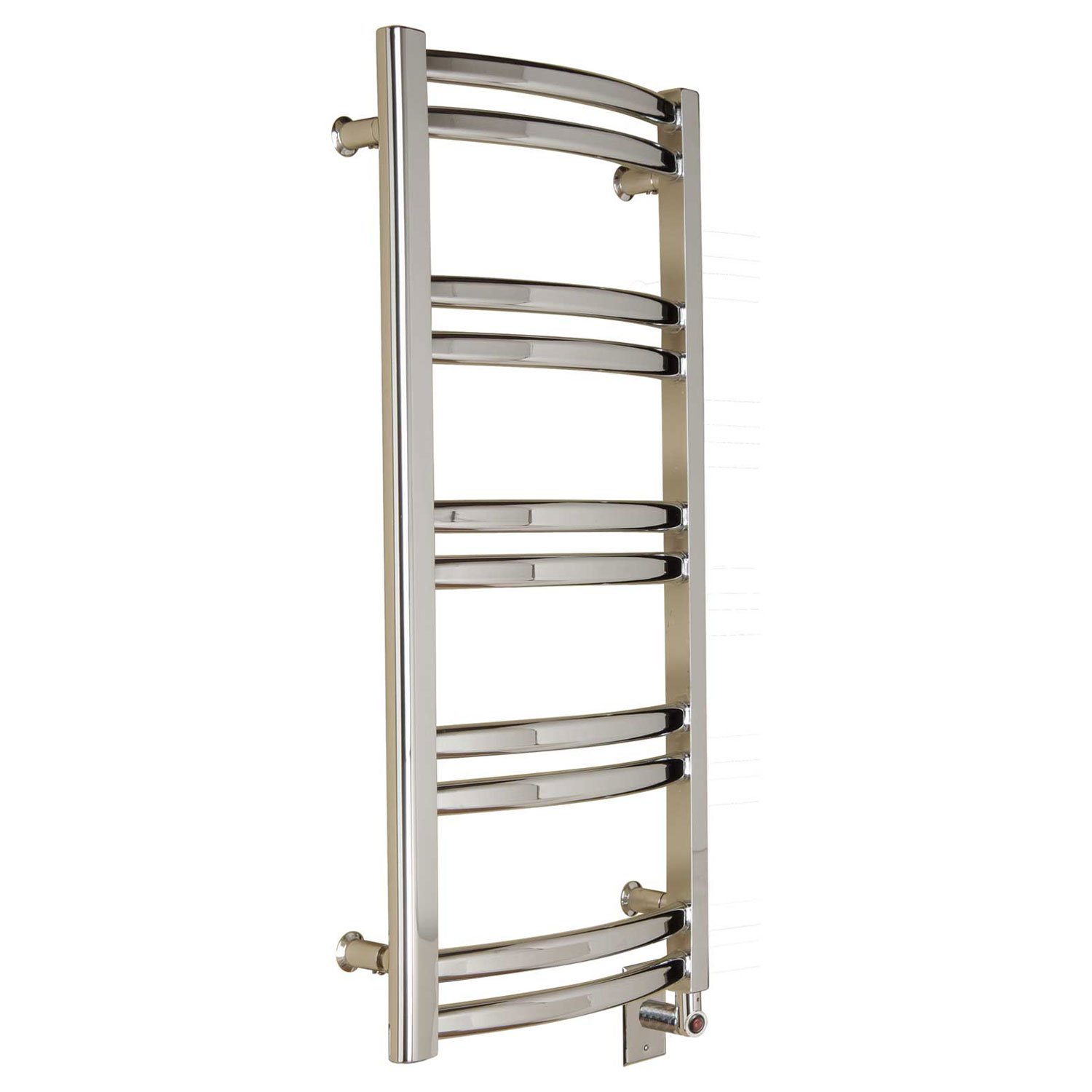 Premium Myson Electric Towel Warmer - Brass & Chrome Finish 110V for Bathroom Luxury | Fast Heating Towel Rack for Spa, Hotel & Home Use