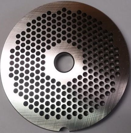 #22 Meat Grinder Plates and Knives Set with Spacer - Heavy Duty Stainless Steel Grinding Discs for Home Kitchen, Butcher Shop & Commercial Use