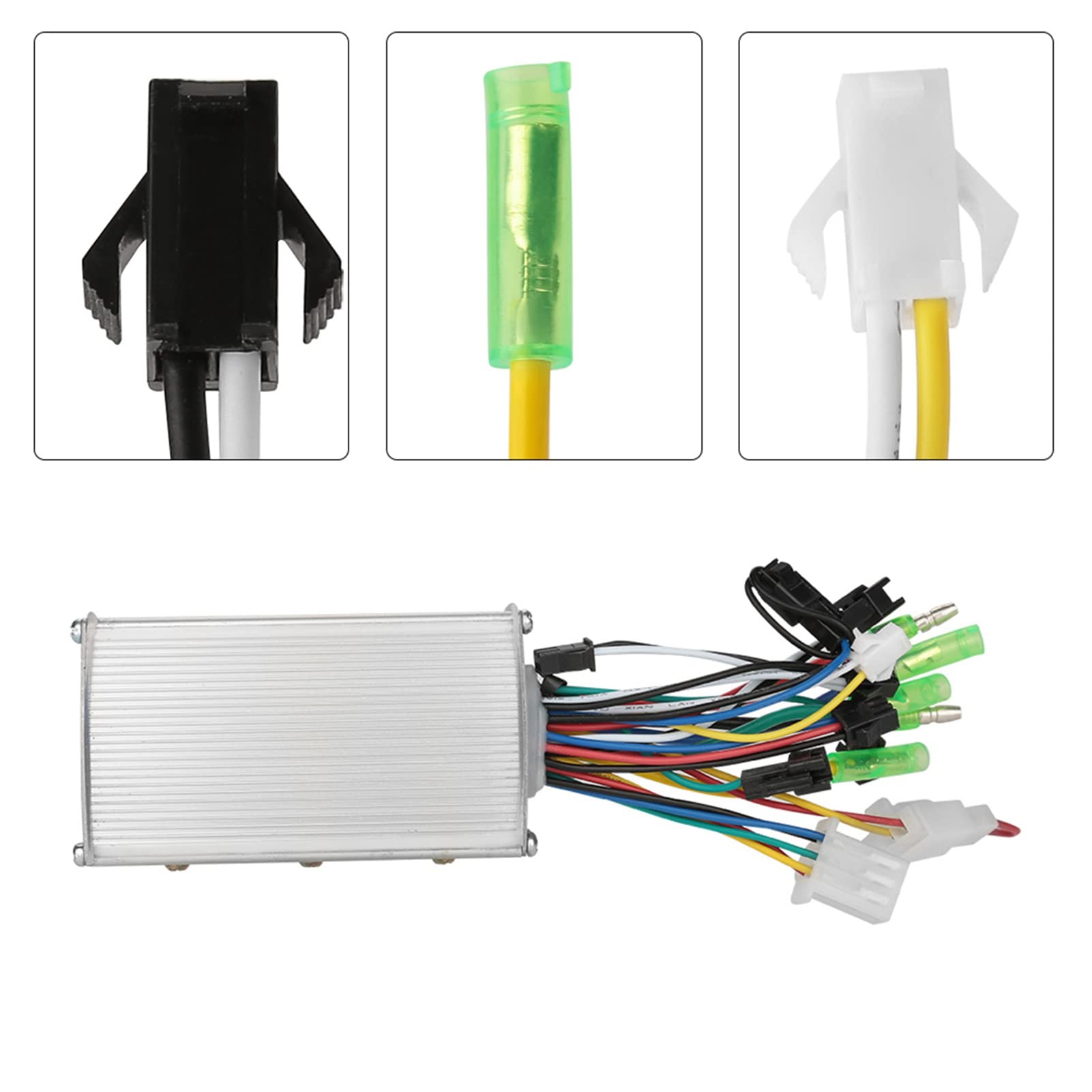 36V/48V 350W Brushless Motor Controller for Electric Bikes & Scooters - Waterproof E-Bike Speed Controller with LCD Display - Perfect for Commuting, Off-Road Adventures & DIY Electric Vehicle Projects